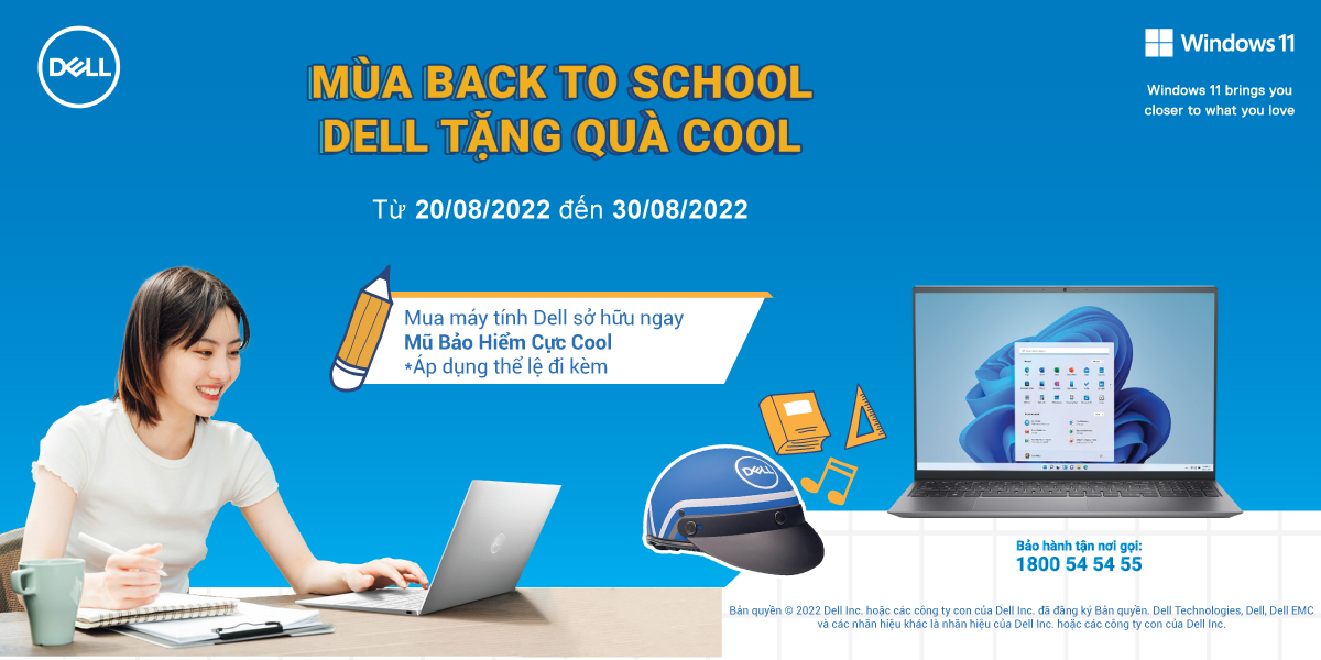 [Khuyến Mại] Mùa Back To School - Dell Tặng Quà Cool