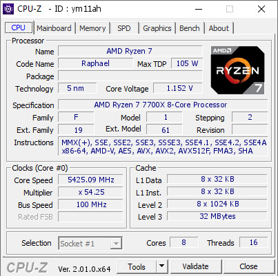 [Tin Tức] Lộ diện điểm hiệu năng của CPU AMD Ryzen 7 7700X 