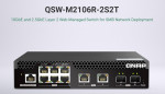 Rackmount QSW-M2106R-2S2T | Giải pháp băng thông tốc độ cao, cơ sở hạ tầng mạng chuyên nghiệp cho doanh nghiệp