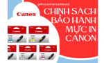 Điều khoản và chính sách bảo hành mực in Canon chính hãng 