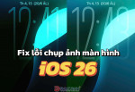 Cách fix lỗi chụp ảnh màn hình bị tối trên iOS 26 beta 6