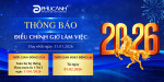 THÔNG BÁO: Điều chỉnh thời gian đóng cửa hệ thống Showroom Phúc Anh ngày 31/1/2026