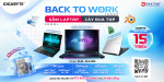 [Khuyến mại] BACK TO WORK - SẮM LAPTOP - CÀY ĐUA TOP