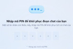 Hướng dẫn khắc phục lỗi nhập mã PIN khôi phục đoạn chat Messenger trên laptop