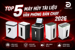 Top 5 máy hủy tài liệu văn phòng bán chạy 2026