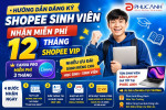 Hướng dẫn đăng ký Shopee Sinh Viên nhận miễn phí Shopee VIP 12 tháng mới nhất