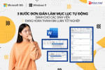 Cách làm mục lục trên Word dành cho các sinh viên đang khóa luận