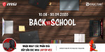 [Khuyến mãi] Back to school 2020 - Mua laptop MSI nhận quà giá trị