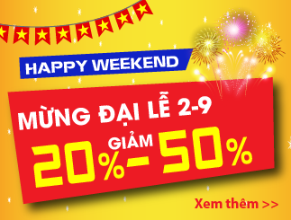 Khuyến mại Shock mừng Đại lễ