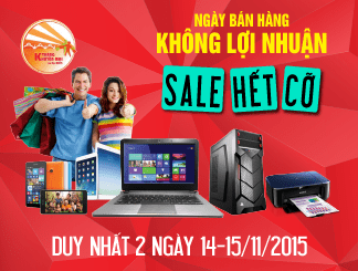 Ngày bán hàng không lợi nhuận - Duy nhất 14-15/11