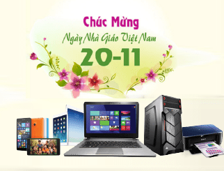 Phúc Anh khuyến mại lớn tri ân ngày Nhà giáo Việt Nam