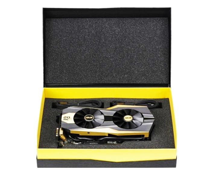 Kỉ niệm 20 năm thành lập - Asus GTX 980Ti Gold được ra mắt