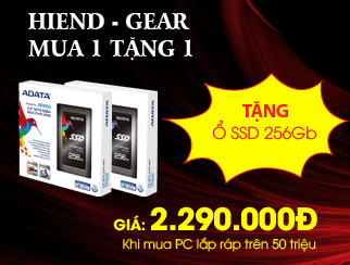 Khuyến mại đặc biệt " Mua 1 tặng 1 sản phẩm Hiend-Gear "