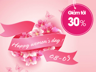 Đồng loạt giảm giá Sốc Nhân ngày Quốc Tế Phụ Nữ 08/03