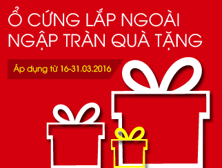 ƯU ĐÃI ĐẶC BIỆT MUA Ổ CỨNG LẮP NGOÀI - NGẬP TRÀN QUÀ TẶNG