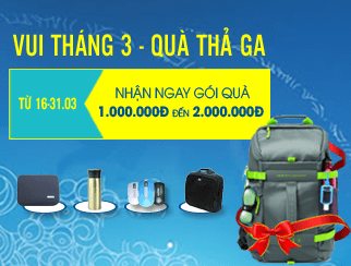VUI THÁNG 3 - QUÀ THẢ GA CÙNG HP