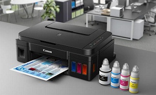 Máy in phun đa năng Canon Pixma G3000 - In ấn tiết kiệm, in tràn lề độc đáo