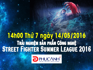 Street Fighter Summer League 2016 - Nơi quy tụ và tranh tài của 38 game thủ Street Fighter hàng đầu Việt Nam