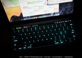 Ngắm dàn Panel cảm ứng OLED trên Macbook Pro mới 2016