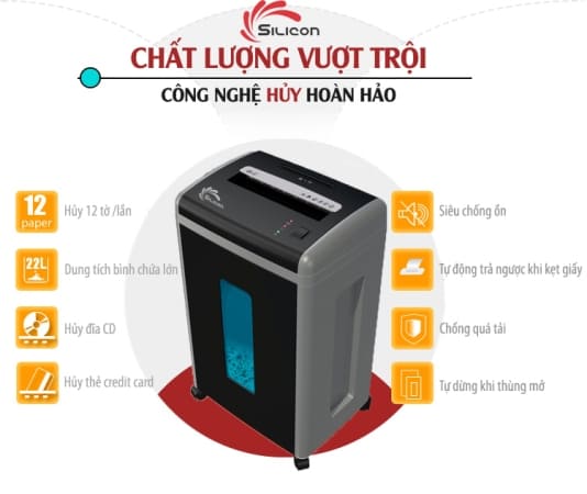 Có nên mua máy hủy tài liệu Silicon PS620C
