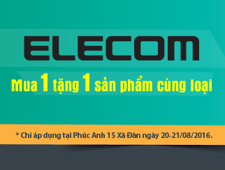 Khuyến mãi cực sốc "ELECOM" - Mua một tặng một