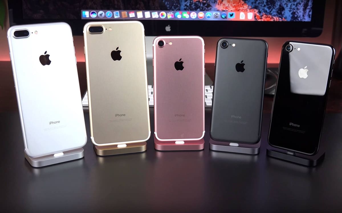 Đẹp mê mẩn với bộ sưu tập 5 màu sắc của iPhone 7