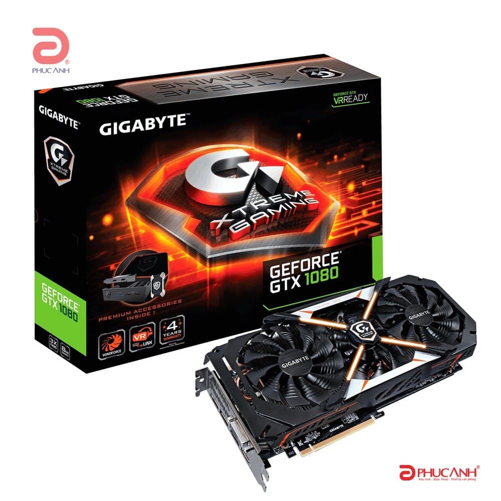 GIGABYTE GTX 1080 XTREME GAMING, Hàng khủng - giá khủng - ngoại hình cũng khủng.