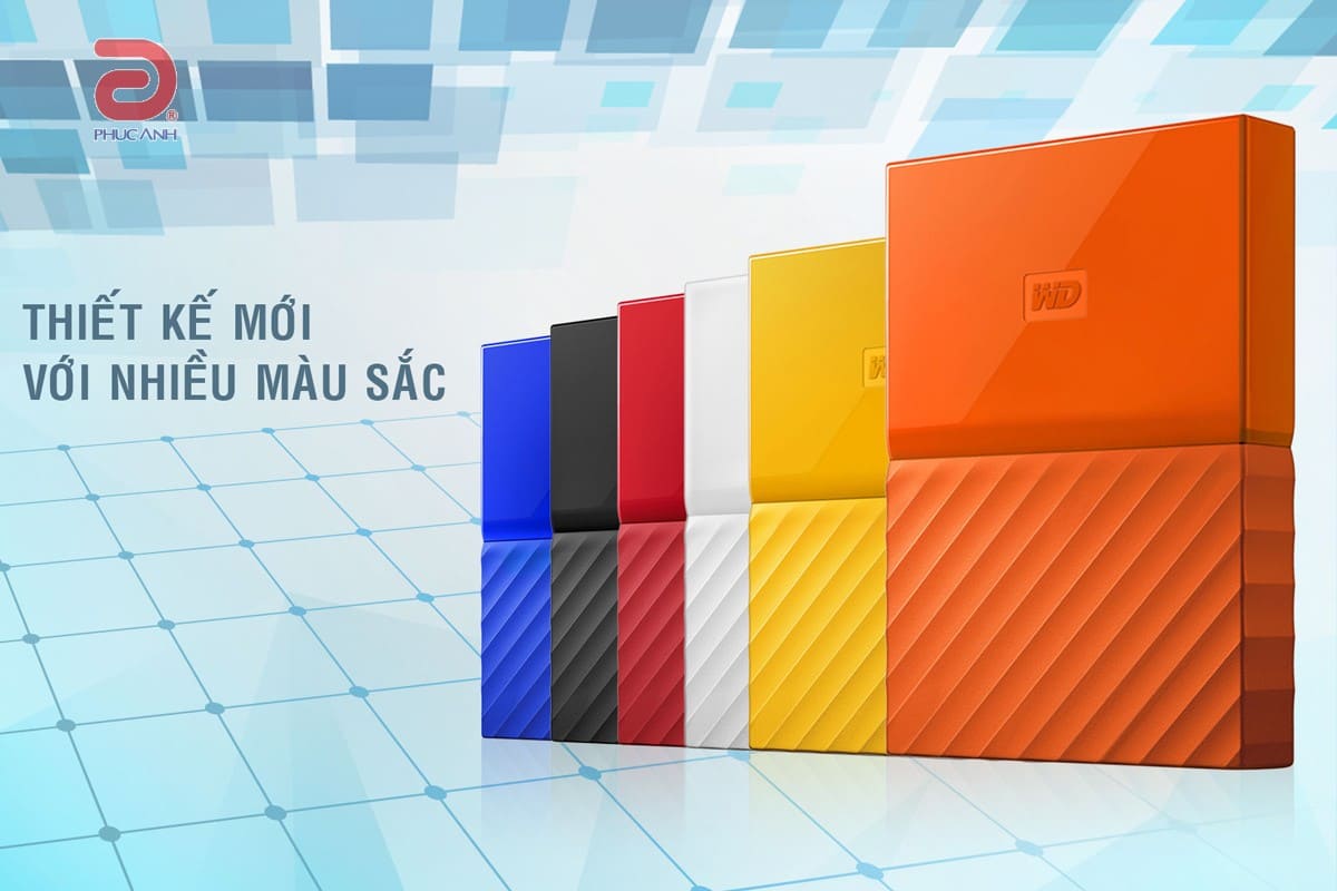 Ổ cứng di động WD My Passport – Giải pháp hoàn hảo cho việc lưu trữ