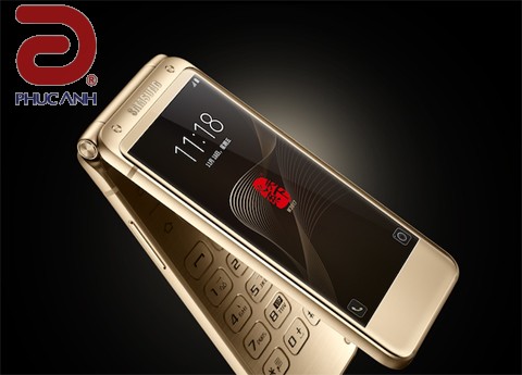 Điện thoại nắp gập hai màn hình của Samsung đẹp chất ngất