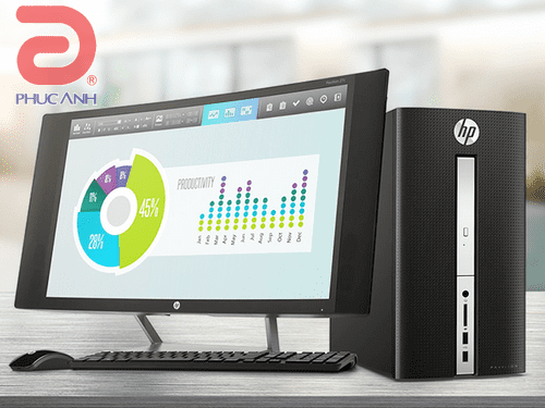 Đánh giá HP Pavilion 570-p021L Z8H79AA: Máy tính để bàn cao cấp, tốc độ vượt trội đáp ứng tốt công việc, giải trí