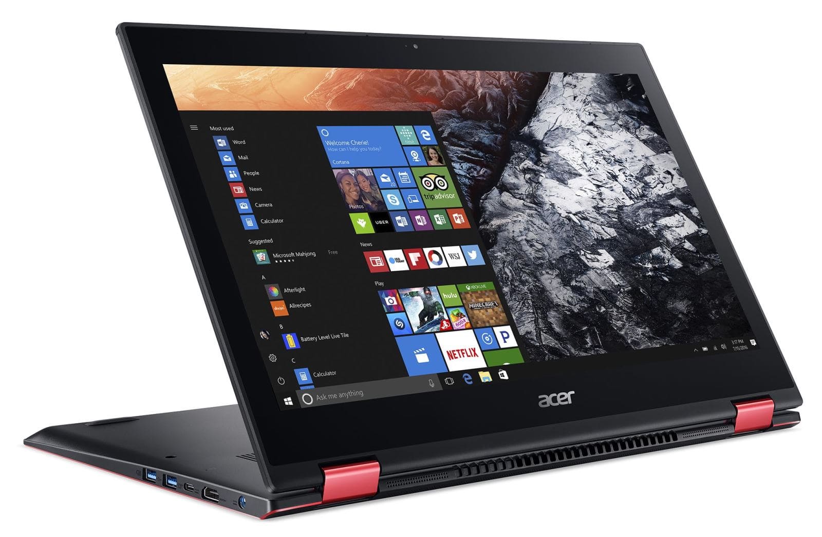 Nitro 5 Spin - Laptop gaming cao cấp màn hình cảm ứng xoay lật 360 độ