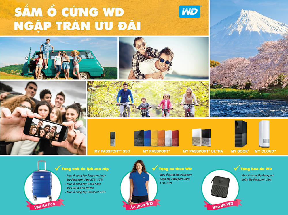 SẮM Ổ CỨNG WD NGẬP TRÀN ƯU ĐÃI