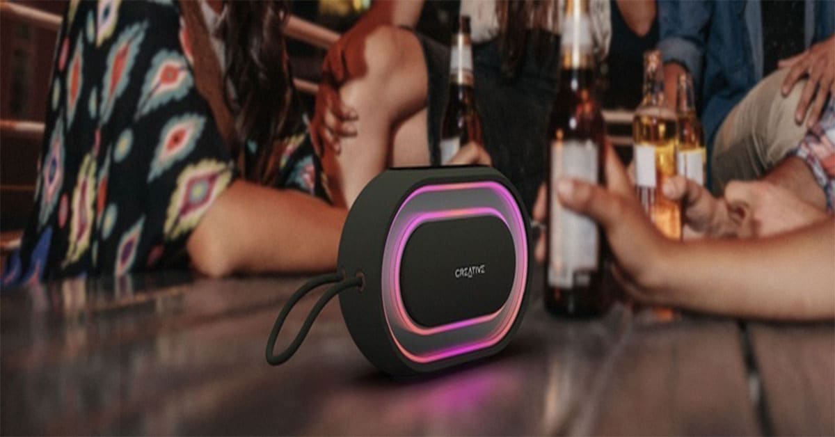 Loa Creative 2.0 Halo sành điệu với đèn Led, người bạn đồng hành cho những cuộc vui