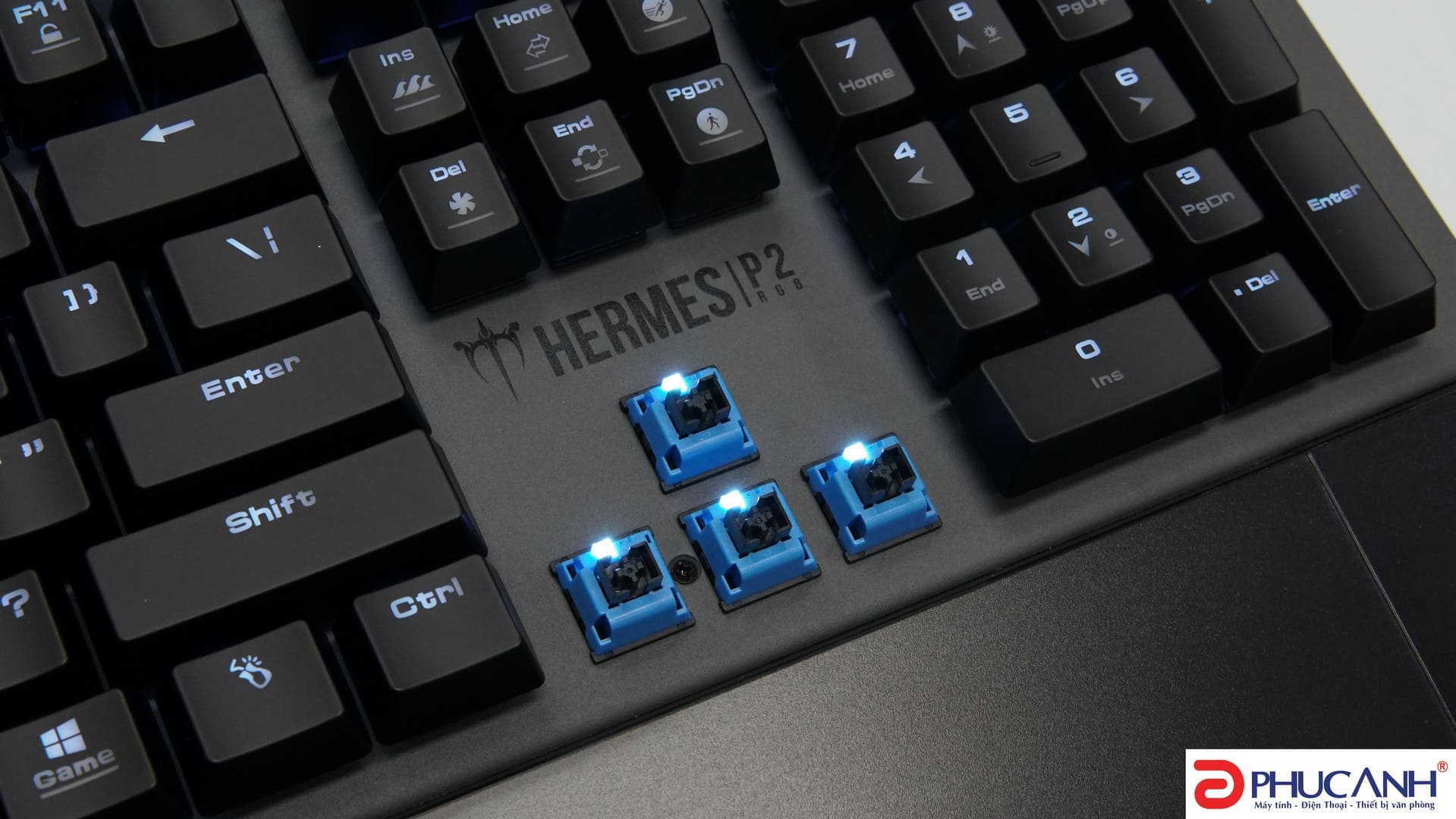 Đánh giá sản phẩm bàn phím cơ gaming GAMDIAS HERMES P2 RGB