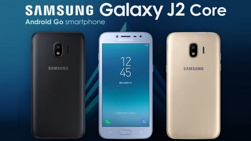 Samsung cho ra mắt chiếc điện thoại giá rẻ Galaxy J2 Core chạy Android Go