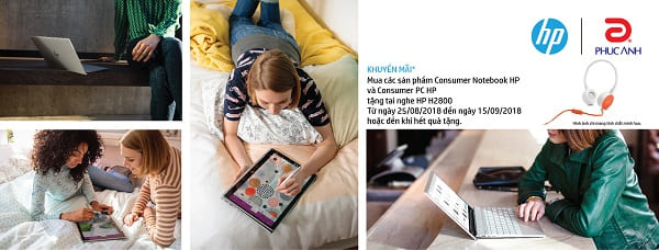 Back to School: Nhận ngay tai nghe cực chất khi mua PC hoặc laptop HP