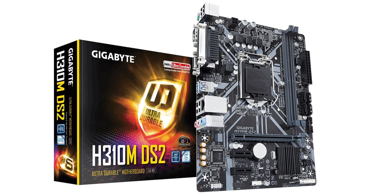 GIGABYTE H310M-DS2 – Lựa chọn cho cấu hình phổ thông thế hệ 8