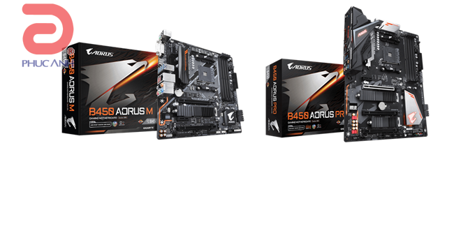 Bộ đôi bo mạch chủ GIGABYTE AORUS cho hệ thống AMD tầm trung