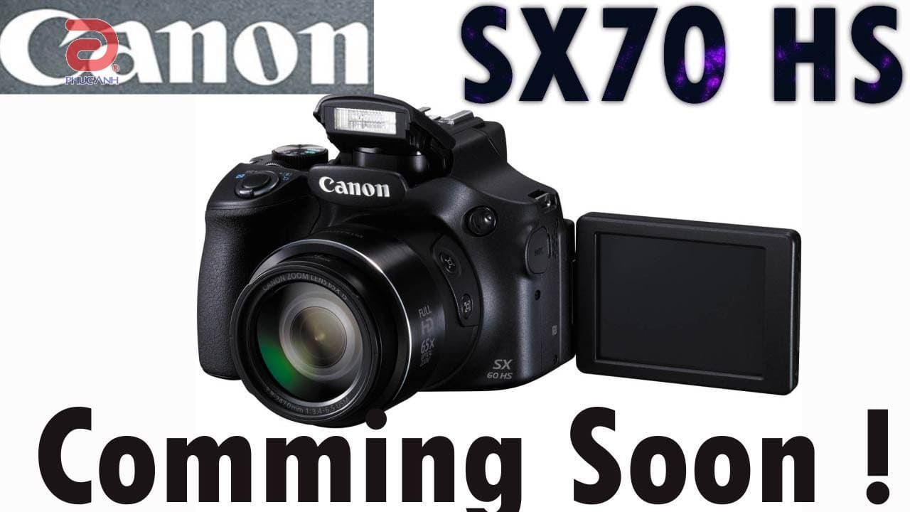 Máy ảnh Canon siêu zoom PowerShot SX70 HS có gì hot?