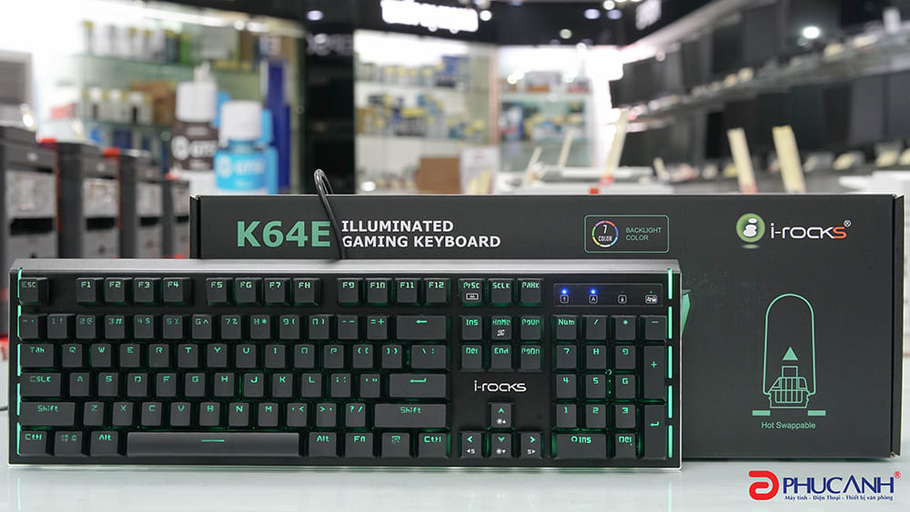 I-Rocks K64E - Bàn phím bán cơ chất lượng tốt ở phân khúc giá rẻ