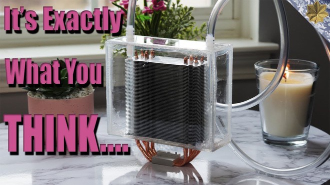 GÓC SÁNG TẠO: Tản nhiệt khí được làm mát bằng nước đá