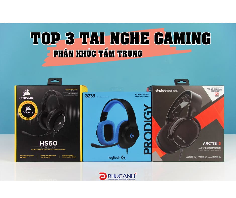 3 mẫu tai nghe chơi game tầm trung có chất lượng tốt nhất có mức giá dưới 2 triệu đồng