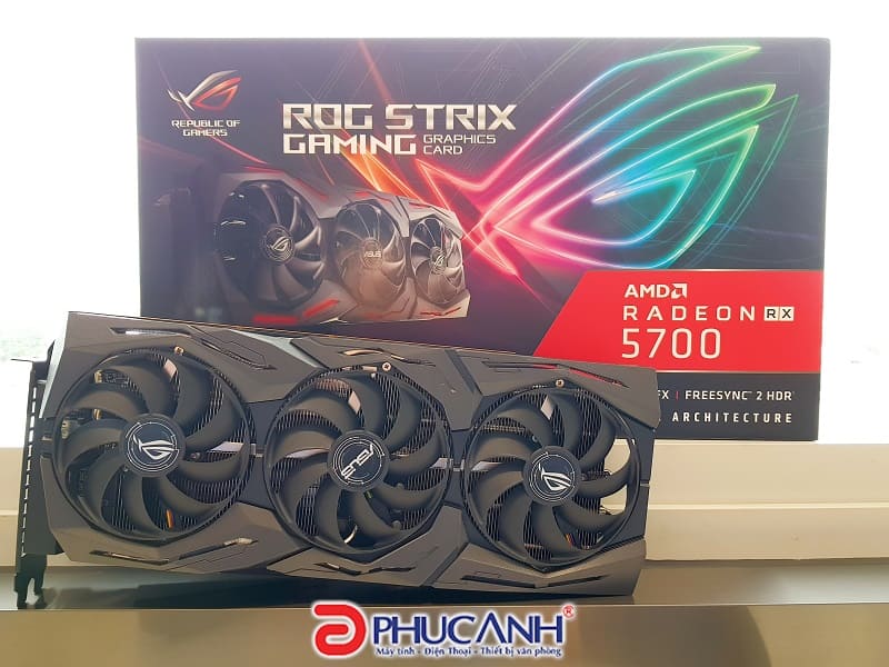 UNBOX ROG STRIX RX 5700 O8 GAMING - MỘT TRONG VGA RX 5700 ĐẸP NHÀ AMD