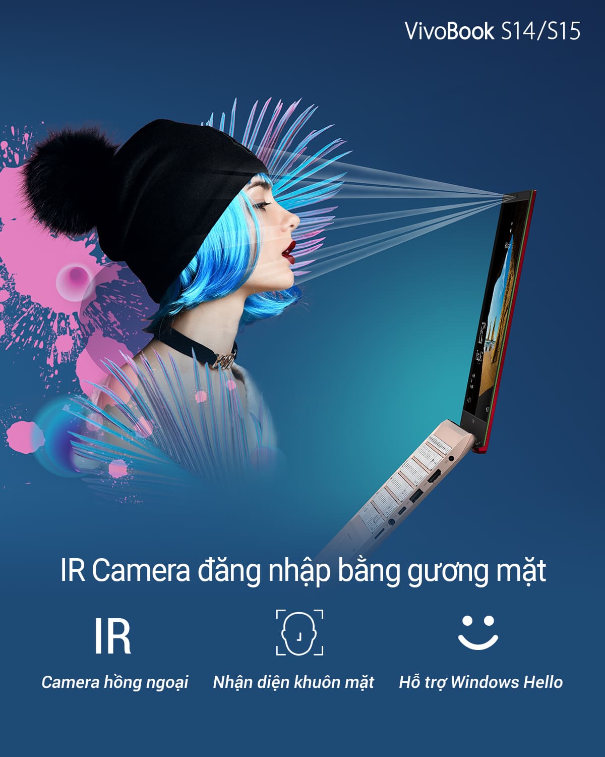 Camera 3D hồng ngoại độc đáo trên ASus Vivobook S4/S15 khiến bạn mê đắm