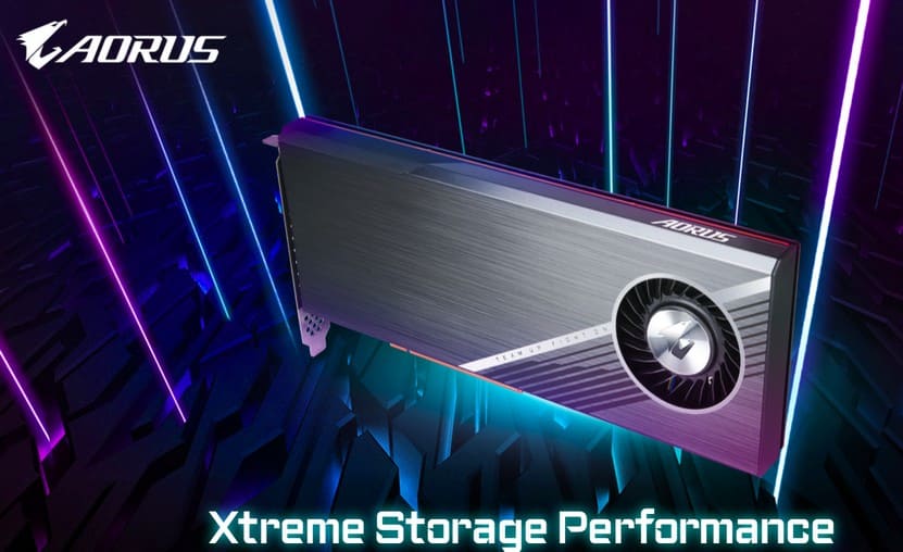 Hãng Gigabyte giới thiệu mẫu AORUS Gen4 AIC SSD sử dụng giao tiếp PCIe 4.0 mới 