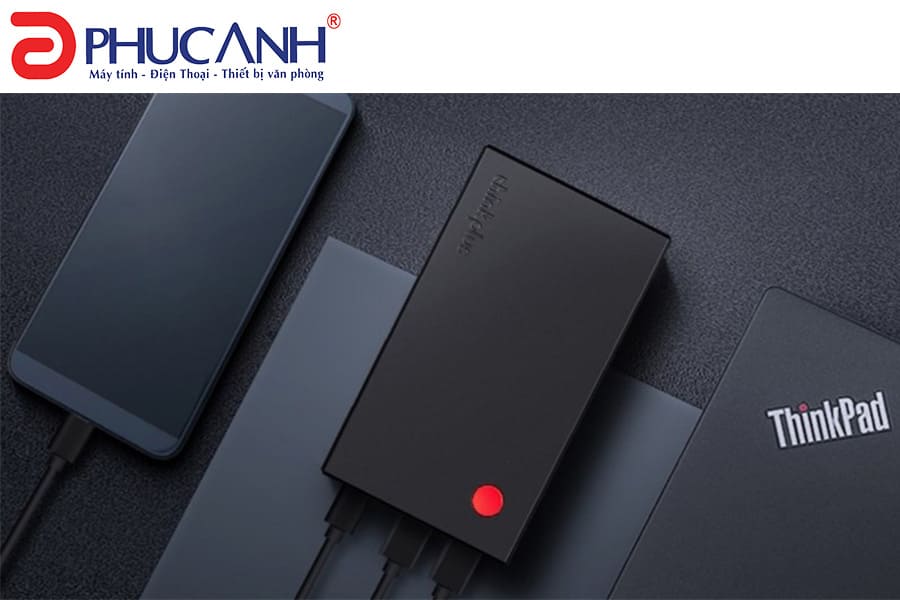 Ra mắt sạc dự phòng Thinkplus của Lenovo cho laptop, smartphone
