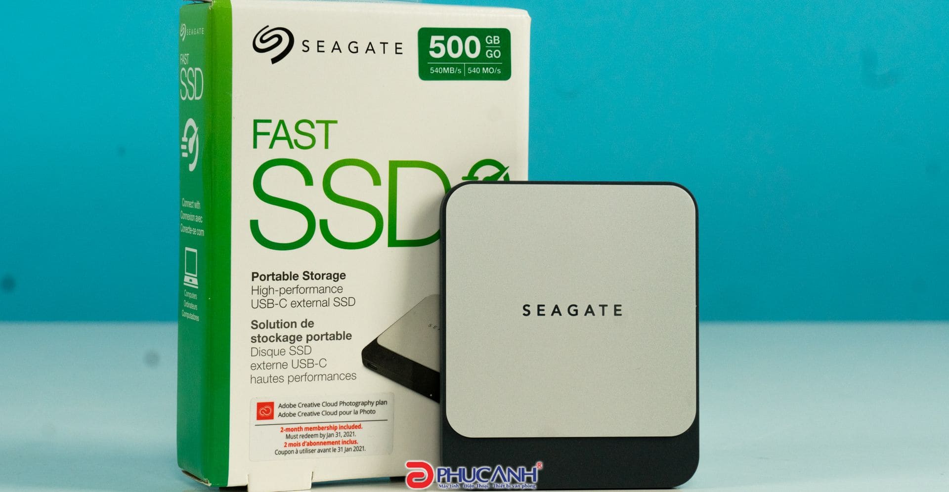 [Review] Ổ cứng di động Seagate Fast SSD - Kích thước nhỏ gọn, tốc độ siêu nhanh