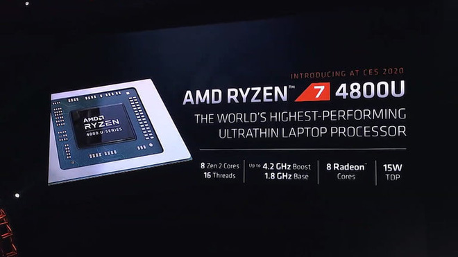 AMD tung ra dòng chip 7nm dành cho laptop, Ryzen 4000 Series