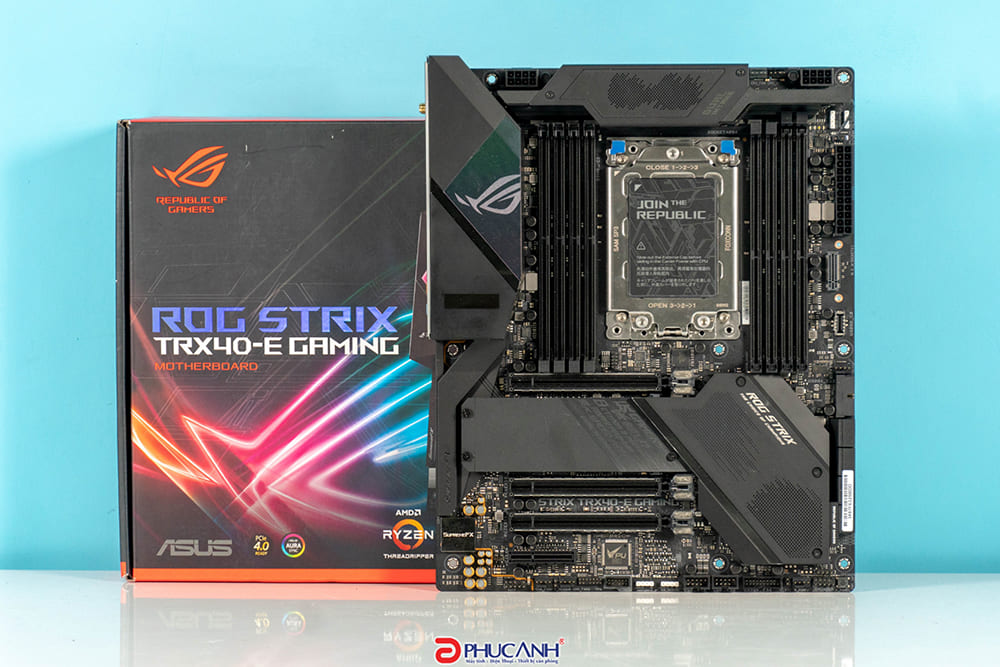 [Unbox] Asus Rog Strix TRX40-E Gaming - Hòa hợp giữa vẻ đẹp và hiệu năng khủng của AMD Threadripper