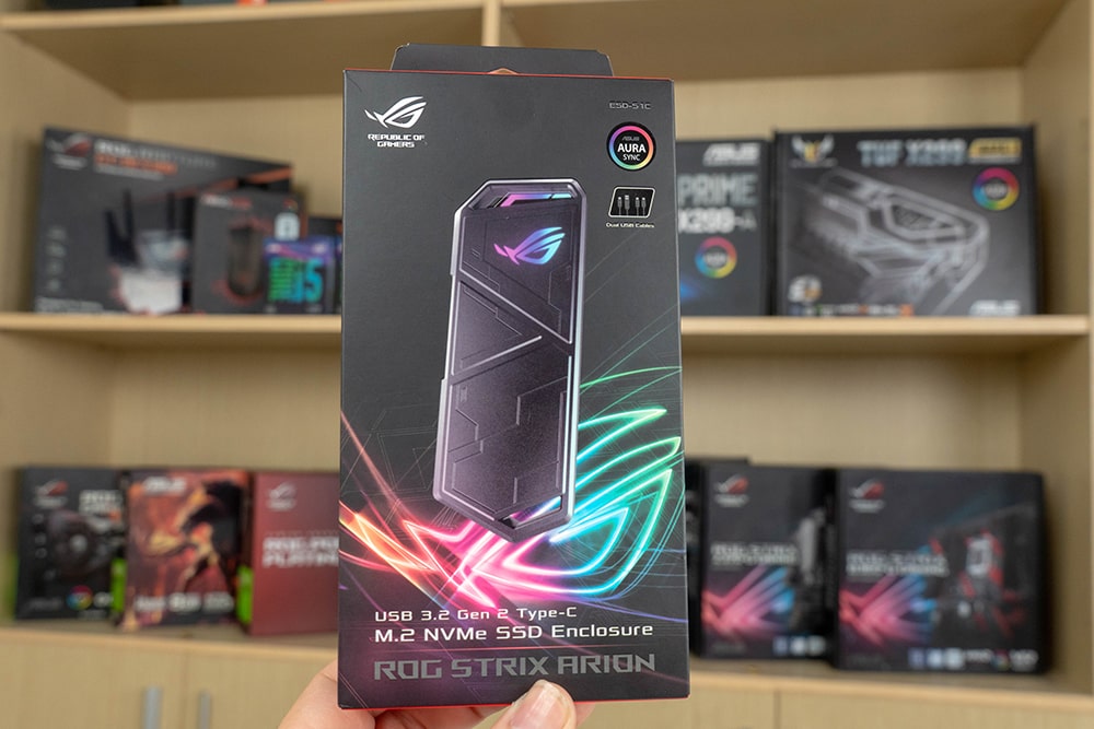 Asus ROG Strix Arion - vỏ cho SSD di động có cần chất vậy không?
